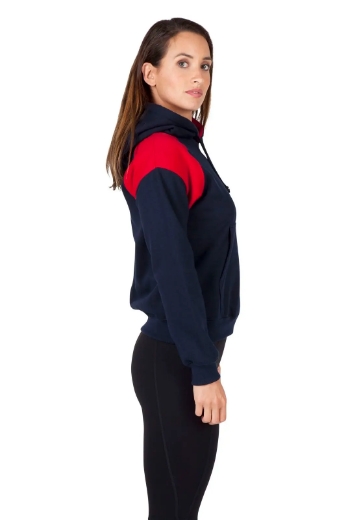 Picture of RAMO, Ladies Shoulder Contrast Panel Hoodie